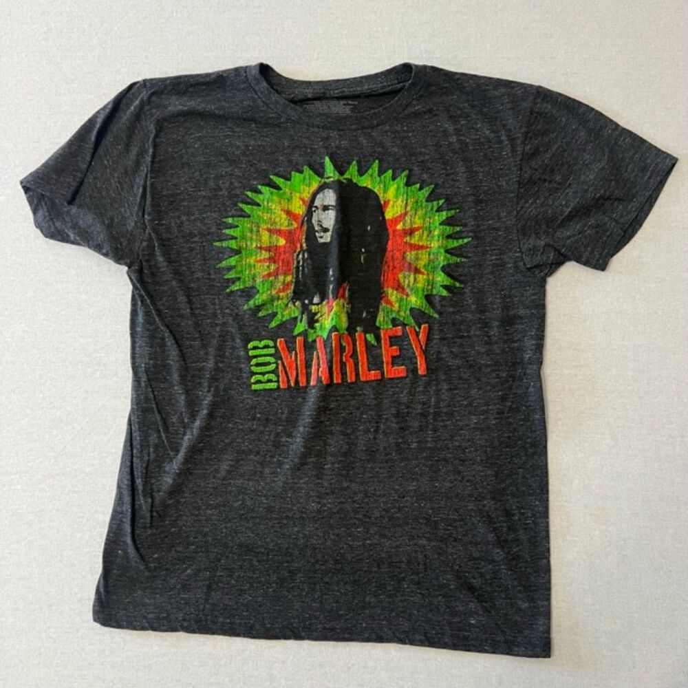 Hard Rock Cafe Atlanta Bob Marley Mens Medium T Shirt Reggae Graphic Tee